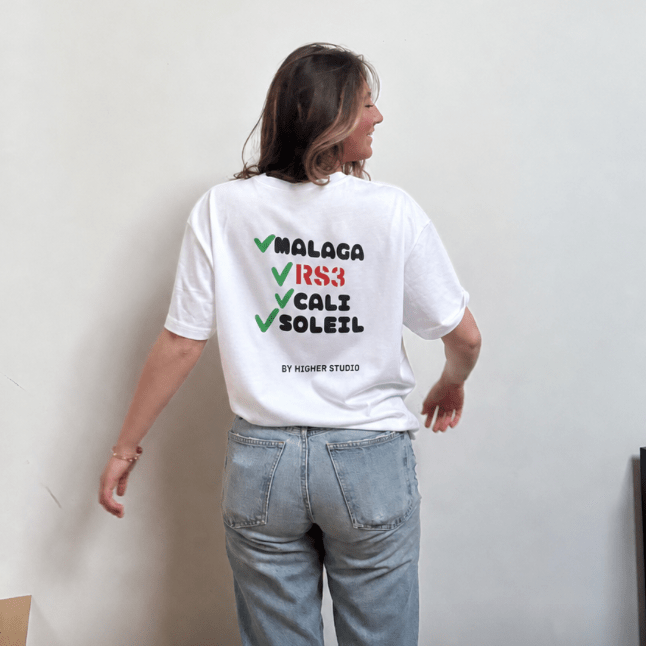 T - SHIRT - PERFECT SUMMER - WHITE - HIGHER STUDIO